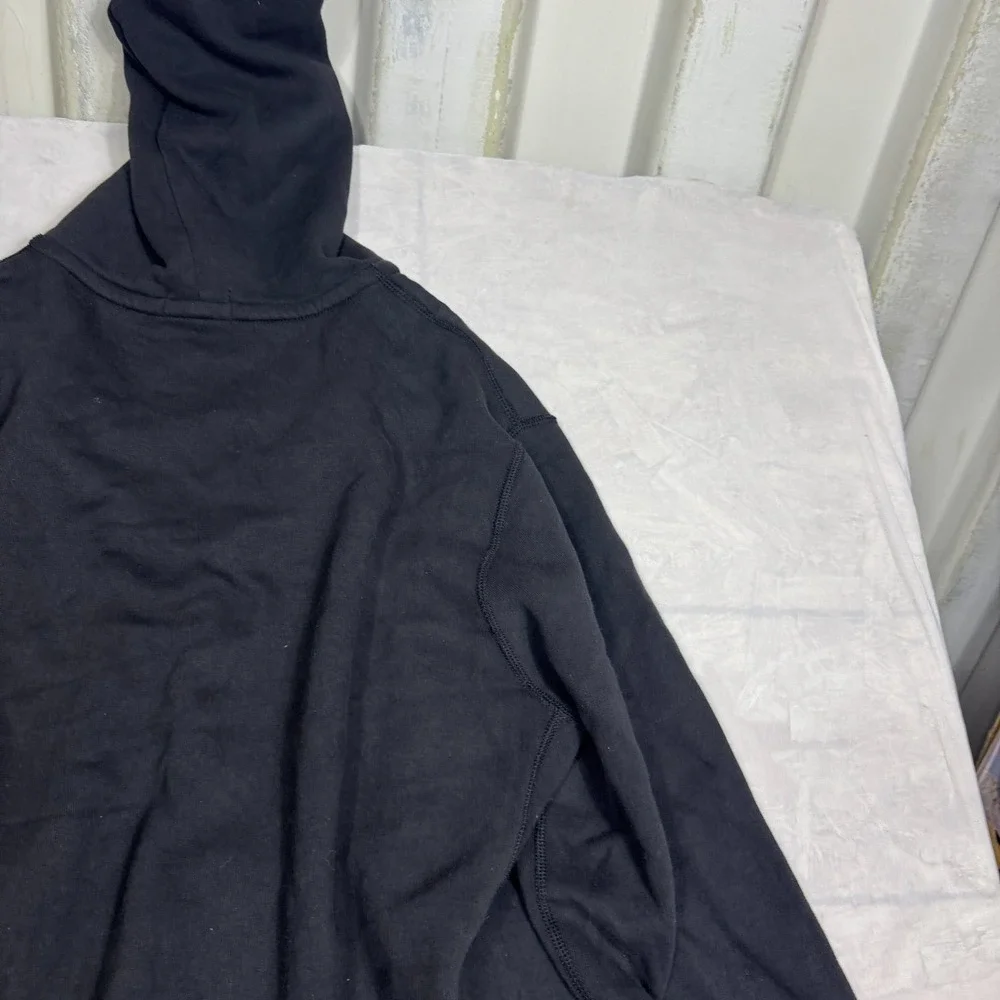 Polo Ralph Lauren Mens Sweatshirt Black Fleece Full Zip Hooded Pony Logo 2XL‎